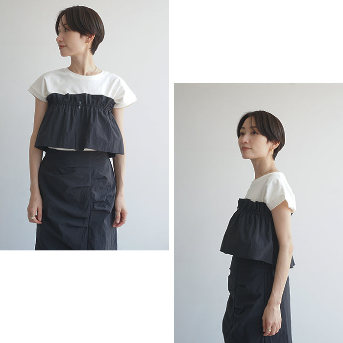 パーツ付ペンシル2wayスカート