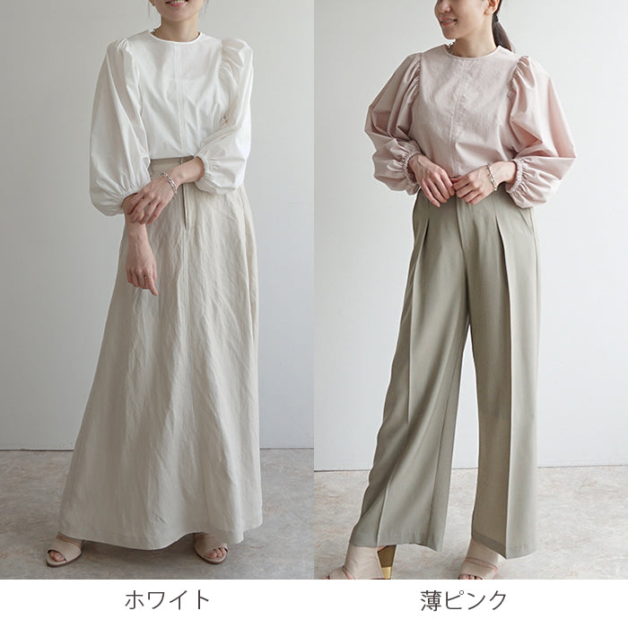 パフスリーブブラウス