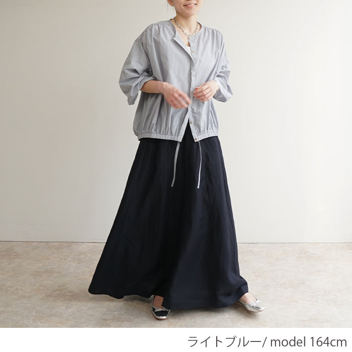 ギャザーはおりブラウス