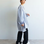 ギャザーヘンリーネックシャツ