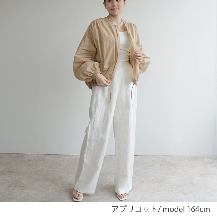 ギャザーはおりブラウス
