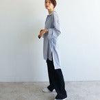 ギャザーヘンリーネックシャツ