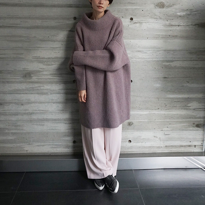 ボトルネックチュニックワンピ