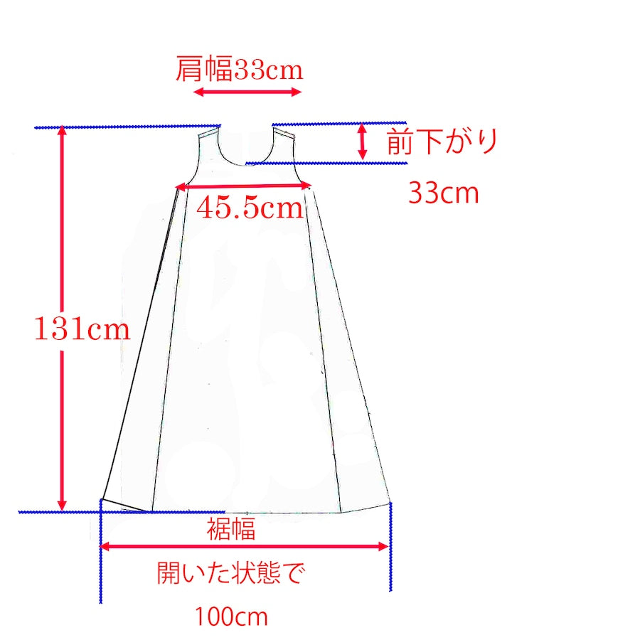 スクエアネックワンピース