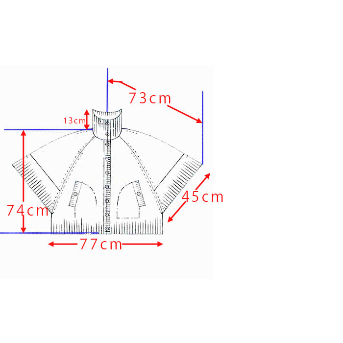 ポンチョニットコート